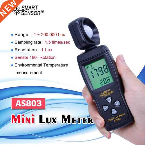 ART SENSOR AS80 Luxmeter Digital Light Meter Lux Meter Phot