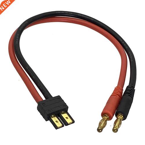 Charge Cable TRX Traxxas Male 4mm Banana Plug 12AWG Wire 0C