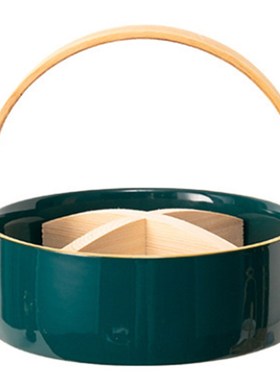 Emerald Fruit Plate Home Living Room Fruit Basket Personalit