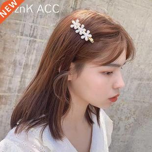 Fritillaria Pearl Flower hairpin female top clip bangs broke