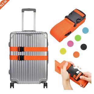 Adjustable Nylon Lock Travel Luggage Straps Belt Protective