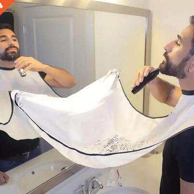 Male Bathroom Apron Man Beard Apron Hair Shave White Apron F