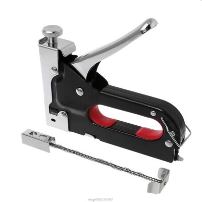 3 Way Manual Heavy Duty Stapler Staple Nailer Tacker With St