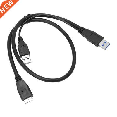 USB 3.0 Dual Power Y Shape 2 x Type A To Micro B Cable Exter
