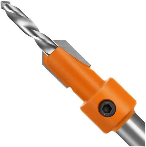 Shank HSS Woodworking Countersink Router Bit Set Screw Extra