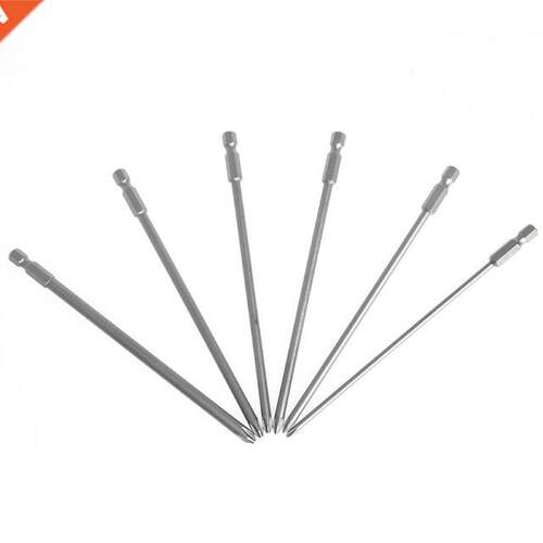 6Pcs/Set 1/4'' Shank 150mm Long S2 Steel Magnetic He
