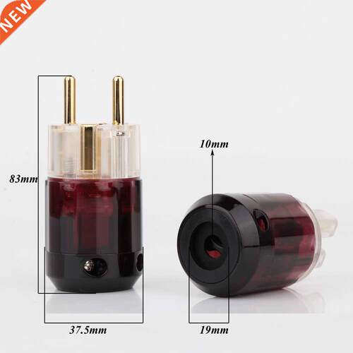 hifi Oyaide C-079 P-079e Schuko Europe EU Power Plug 24k Gol