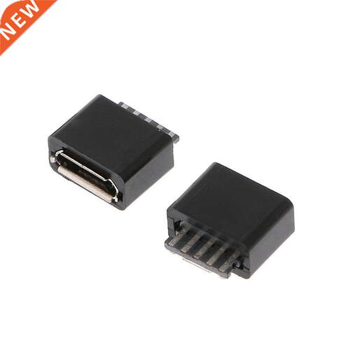 10 Pcs DIY Micro USB 5 Pin Female Socket Kit Connector Plug