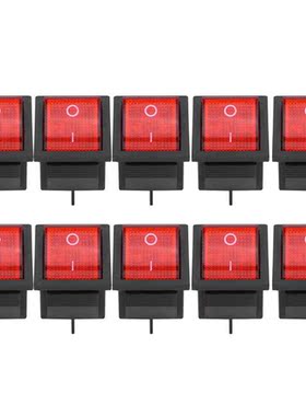 10PCs 2-Position Switch Rocker On/Off 4-Pin KCD4 Heat Resist
