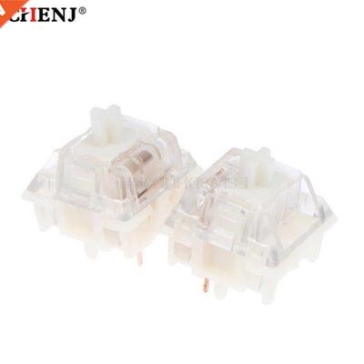 4pcs U4 RGB Version Clear Top Silent Tactile Mechani Keyb