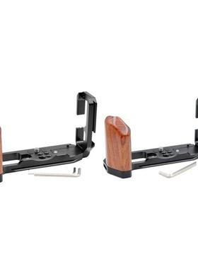 Quick Relese L Plte Verticl Shoot Wood Hnd Grip Holder B