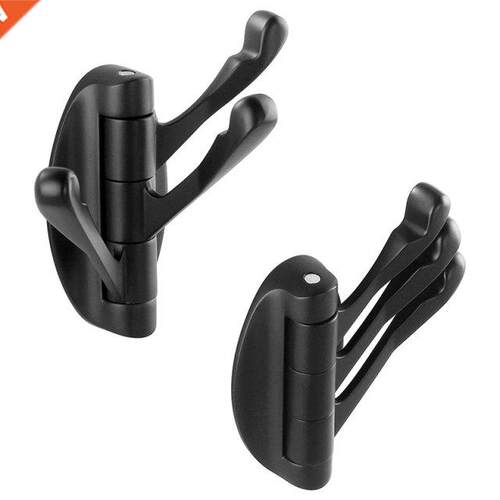 Swivel Hooks Solid Metal Foldable Towel Hooks With Multi Thr