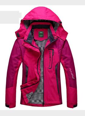Men Women Spring Autumn Outdoor Hiking Jackets Waterproof Wi