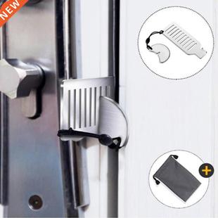 1 Set Portable Door Lock Travel Hotel Security Door Lock Cha