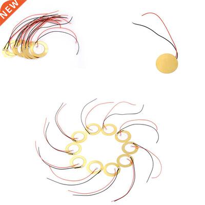10Pcs 27mm Piezo Ceramic Elements Sounder Sensor Trigger Dr