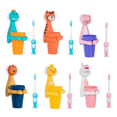 Cartoon Children Brushing Cup Hol Bathroom Accessories Ki