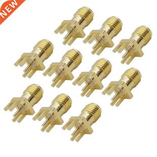 Solder PCB Jack Male Female 1.6mm SMA Edge Pin 10Pcs