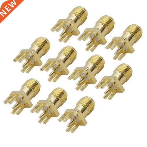 5/10Pcs 1.6mm RP SMA Female Jack (Male Pin) Solder Edge PCB