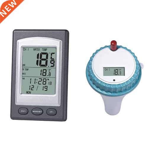 Wireless Remote Floating Thermometer Swimming Pool Waterproo