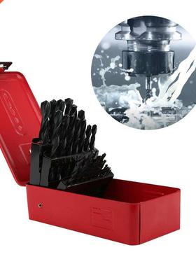 25pcs HSS Drill Bit Kit High-Speed eel raight Shank Twis