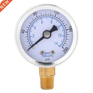 0-200psi 0-14b Metal Pressure Gauge Hydraulic Water Pressu