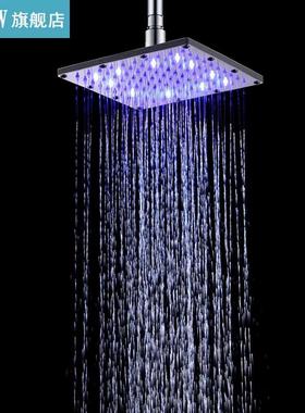 6-Inch Led Shower Head High  Top Rain Showerhead Fil