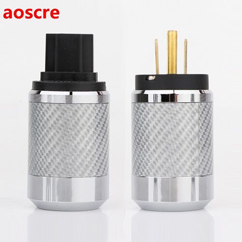 Preffair WCF2-G Hi-End Carbon Fiber Gold Plated  US Power Ca