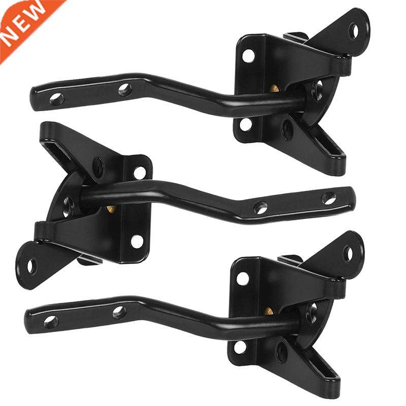 3 Pcs Self Locking Gate Latch Automatic Gravity Lever 适用于