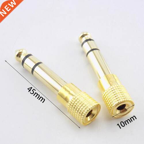 1pcs 3.5mm Male to 6.5mm Female Jack Connector Stereo Headph