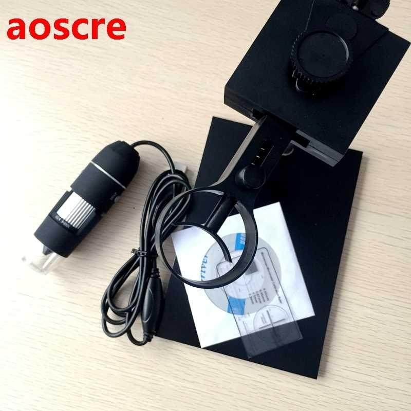 800X Microscopes HD USB Digital Microscope 2MP CMOS 8*LEDs A