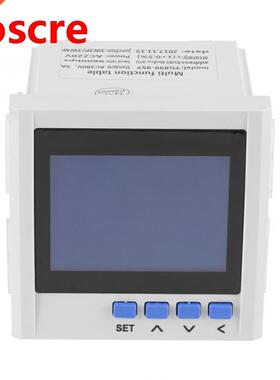 Multfuncton Current Meter 3-Phase Electrc Current Voltage