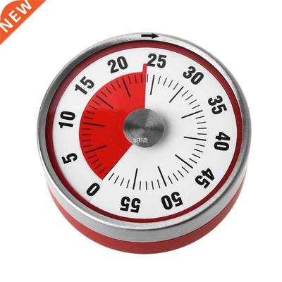 Stanless Steel Magnets Frdge Ktchen Tmer Clock Mechanca