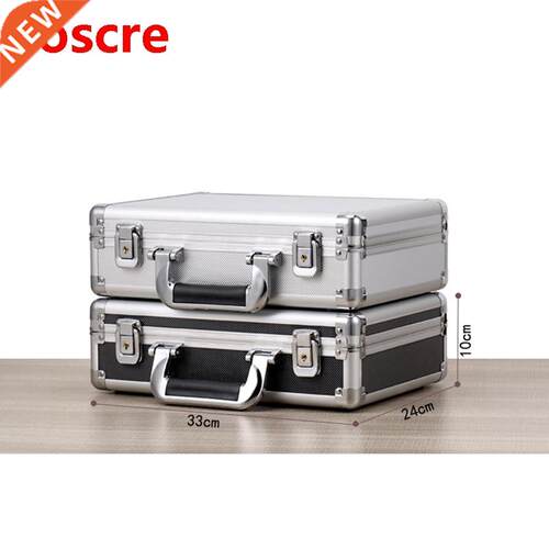 330*240*100mm Portable Box Aluminum Alloy Toolbox Document I