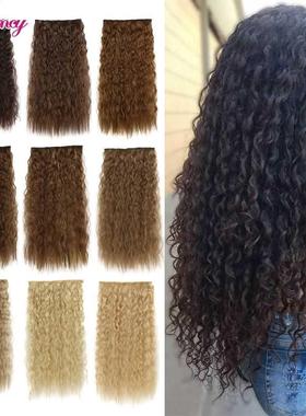 Lovepancy Synthetic Clip In Curly Hair Extensions One Piece