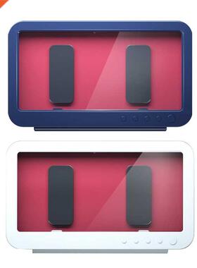 Wall Mount Phone Holder Bathroom Case Mount Shelf, Mirror B