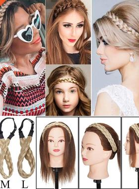 BENEHAIR Headband Platied Elastic Hair Band Braided Headwear