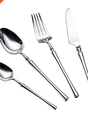 24pcs/lot Korean Food Portable Cutlery 304 Stanless Steel T