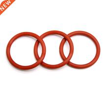 Wire Dia 3.0mm 3.5mm Red Food Grade Silicone O-Ring Gasket S