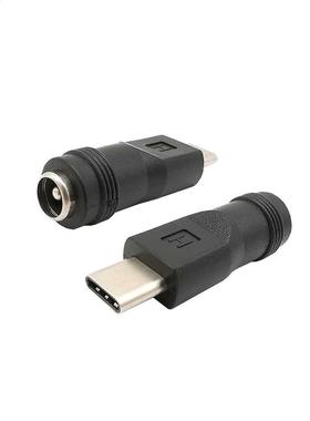 1Pcs Type-C Male to 5.5x2.1 mm Female DC Power Adapter Conve