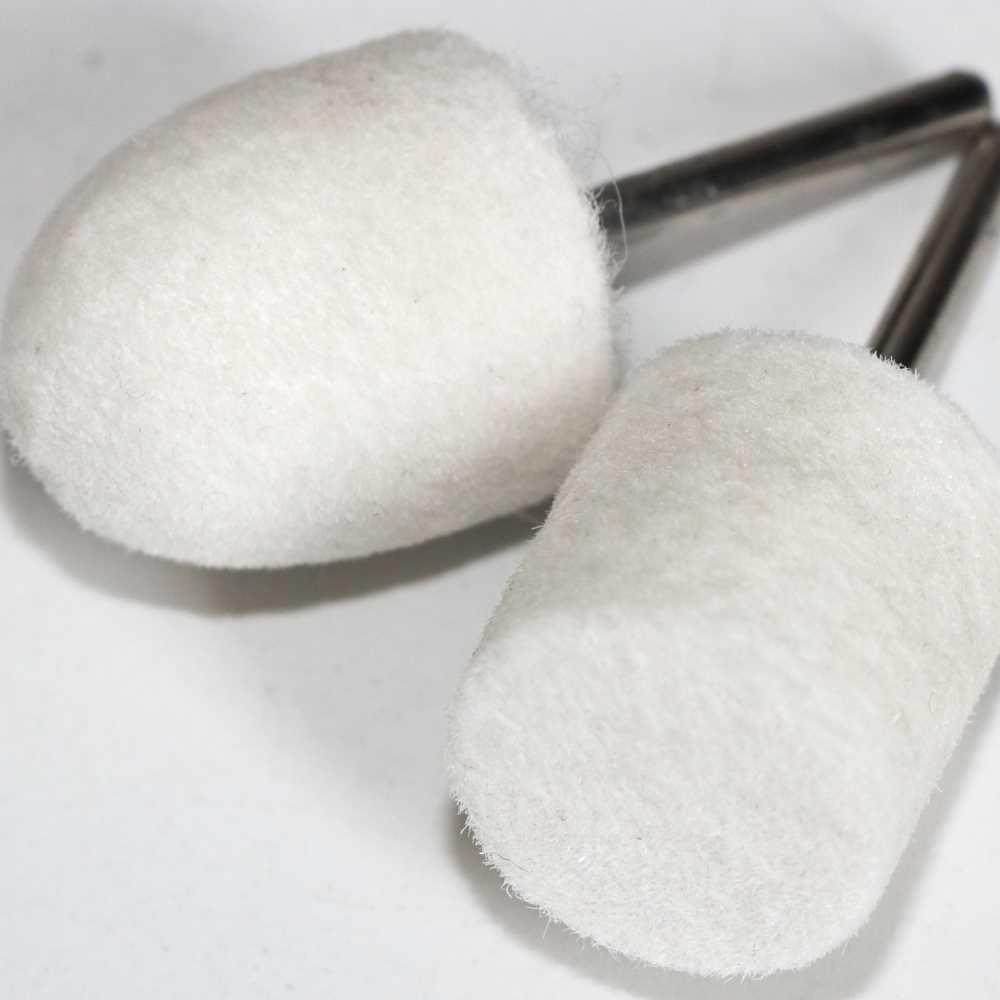 10Pcs/5Pcs Wool Felt Mounted Polishing Buffing Wheel OD -20