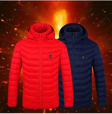 Electric Heated Jackets Vest USB Electric Heating Hooded