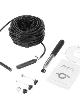 Black 15-Meter USB Endoscope with 2-Megapixel Endoscope for