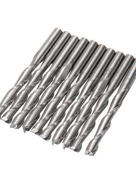 10pcs 2 Flutes End Mill Set .175mm Diameter CNC Solid Carbi