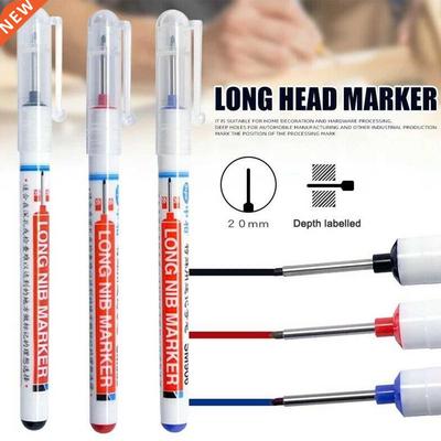 3Pcs 20mm Quick Drying Marker Pen Processing Deep Hole Marke