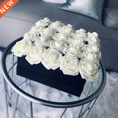 10/20/30 Heads 8CM New Artificial PE Foam Rose Flowers Bride