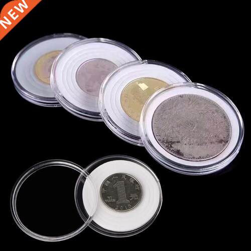 46mm Plastc Con Holder Capsule Storage Case Collecton Ds
