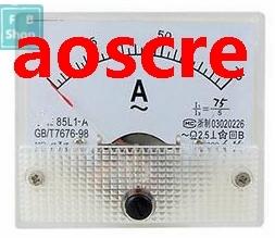85L1 75A AC Panel Meter Analog Panel Ammeter Dial Current Ga