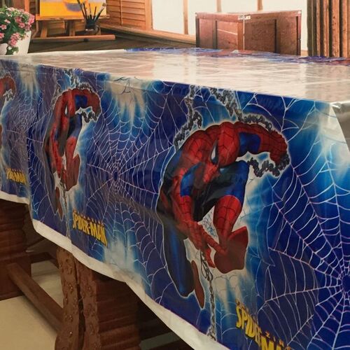 Lovely 108cm disposable Birthday tablecloth Cartoon Spideman