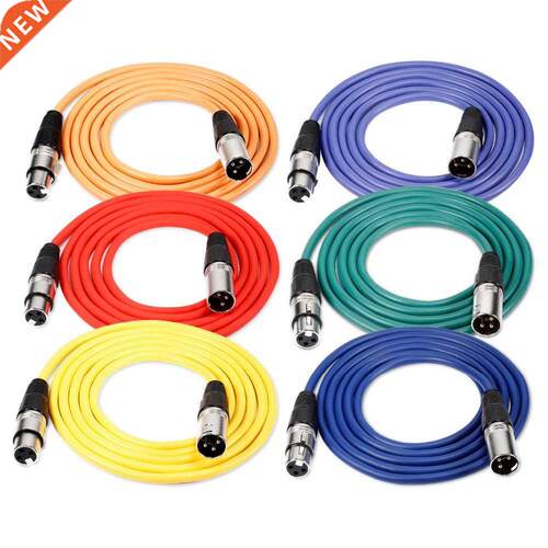 Neewer 6 Pack 1 meter Audio Cable Cords XLR Male to XLR Fem