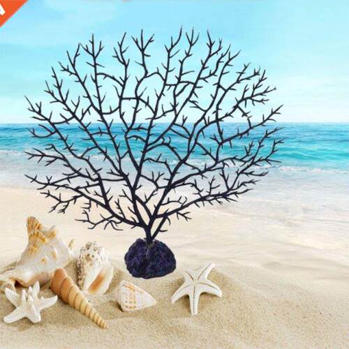 Fishing Fis Tank Landscaping Decor Tree Shape Resin Coral Aq